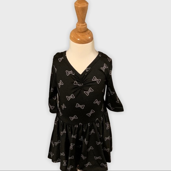 NWT DotDotSmile Ballerina Black with White Bows - Picture 4 of 4